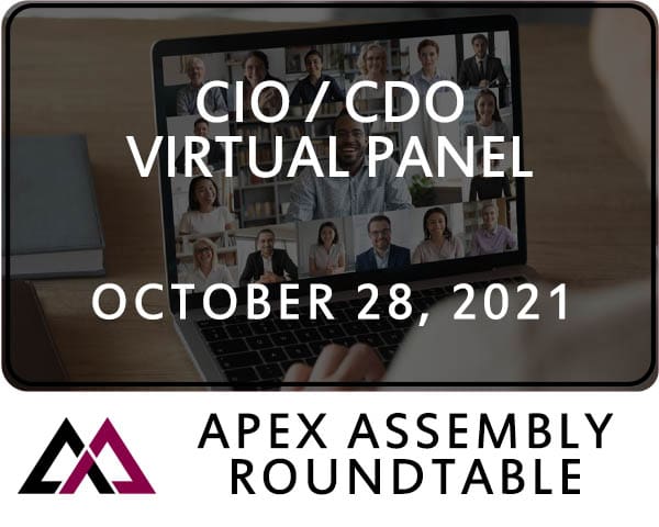 2021 CIO/ CDO Virtual Panel October 28