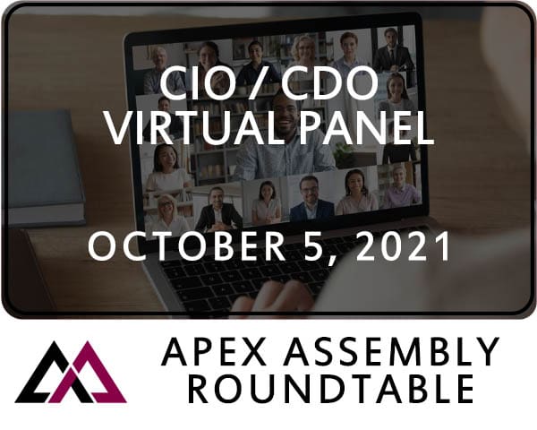 2021 CIO/ CDO Virtual Panel October 5