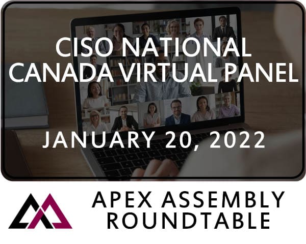 2022 CISO National Canada Virtual Panel January 20