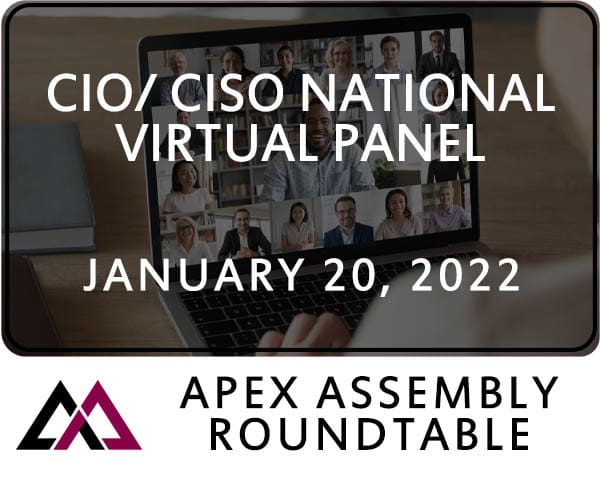2022 CIO/ CISO National Virtual Panel January 20
