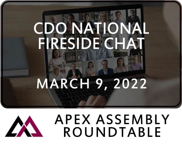2022 CDO National Virtual Fireside Chat March 9